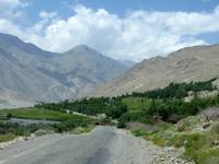 Confluence of the Wakkan and Pamir rivers into the Panj